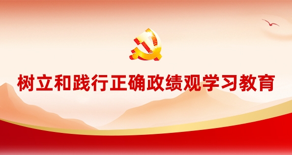 樹立和踐行正確政績(jī)觀學(xué)習(xí)教育
